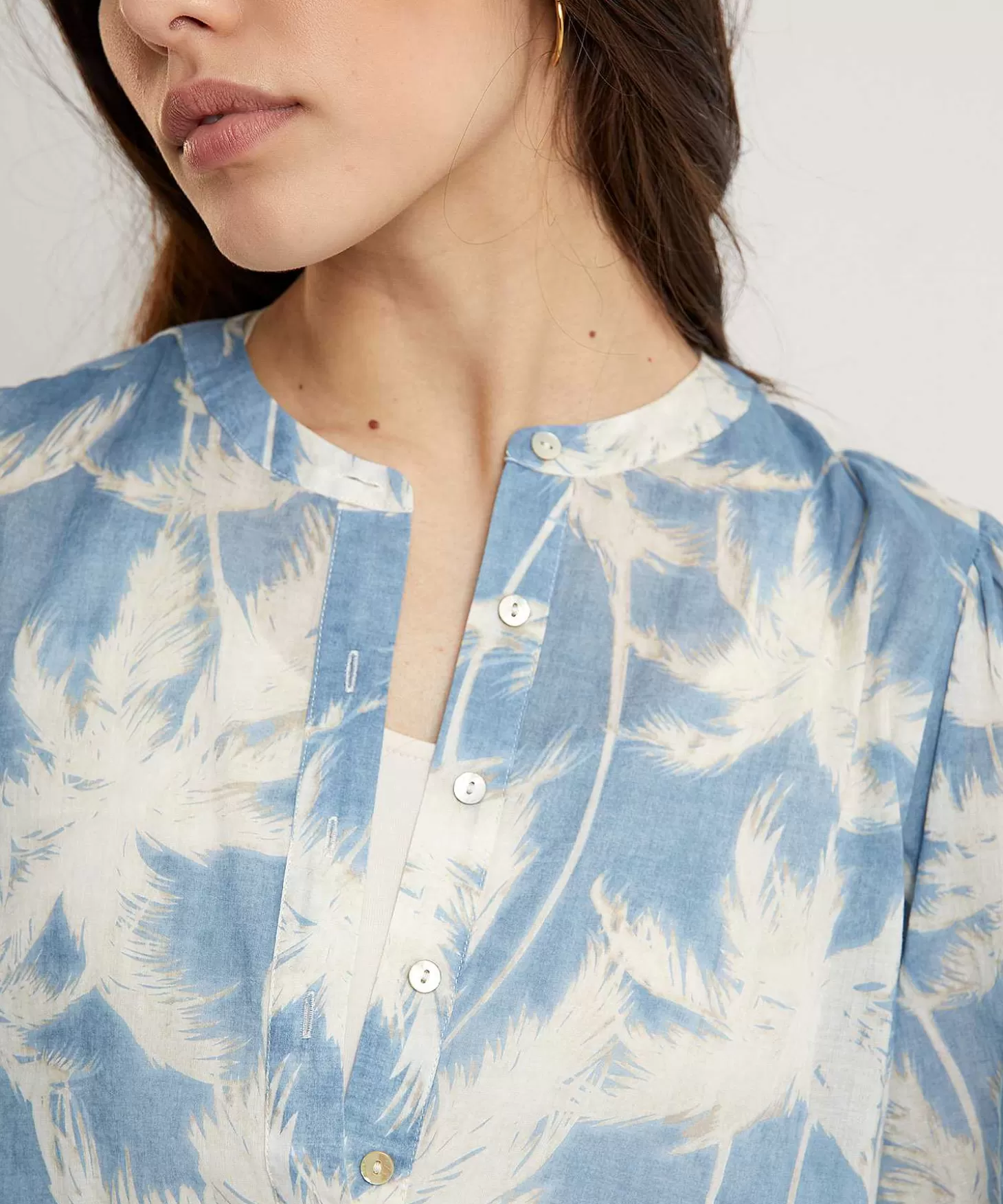 0039_italy_cotton_voile_blouse_palmbomen_anni_2.webp 0039 ITALY Cotton Voile Blouse Palmbomen Anni Flash Sale