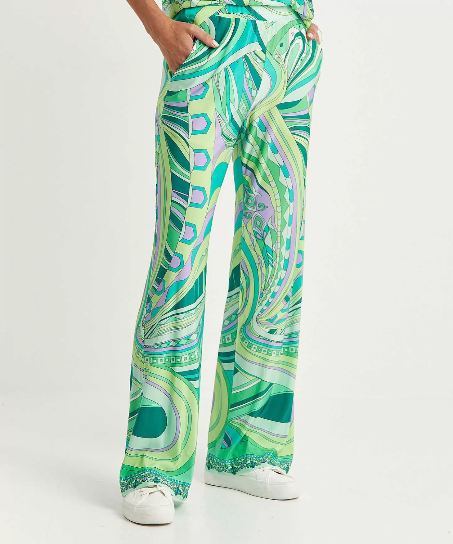 Ana Alcazar Slinky Palazzo Broek Multicolor Cheap