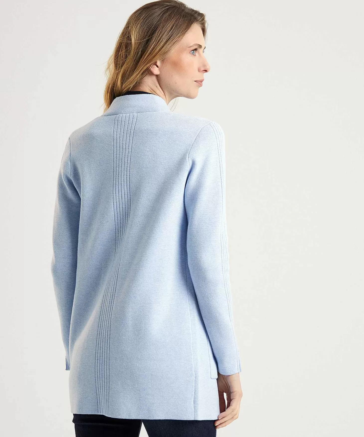 blazervest_halflang_puntaknit_3.webp * Blazervest Halflang Puntaknit Outlet