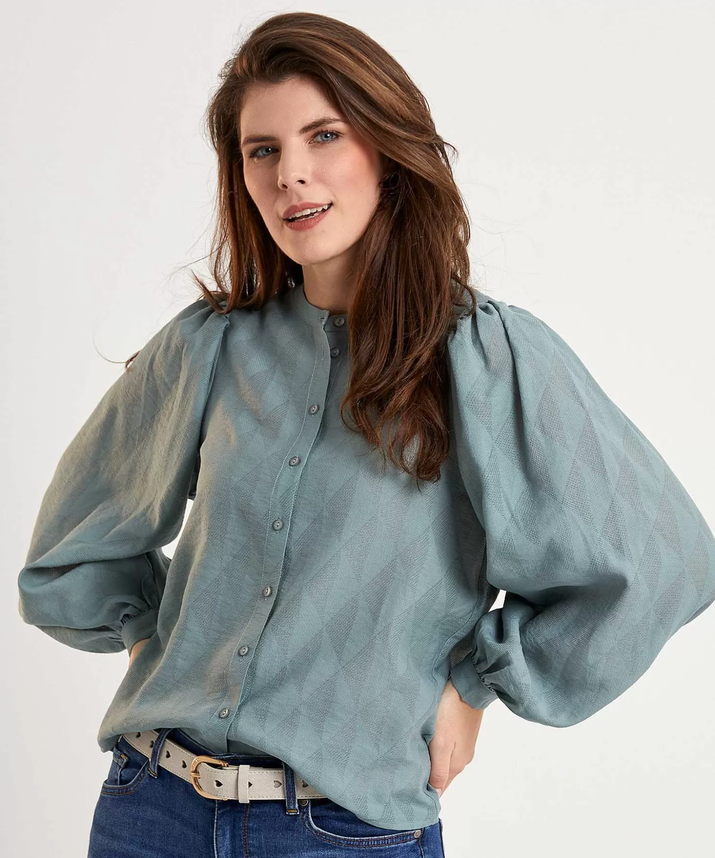 bybar_blouse_pofmouw_rikki_geo_1.webp By-Bar Blouse Pofmouw Rikki Geo New