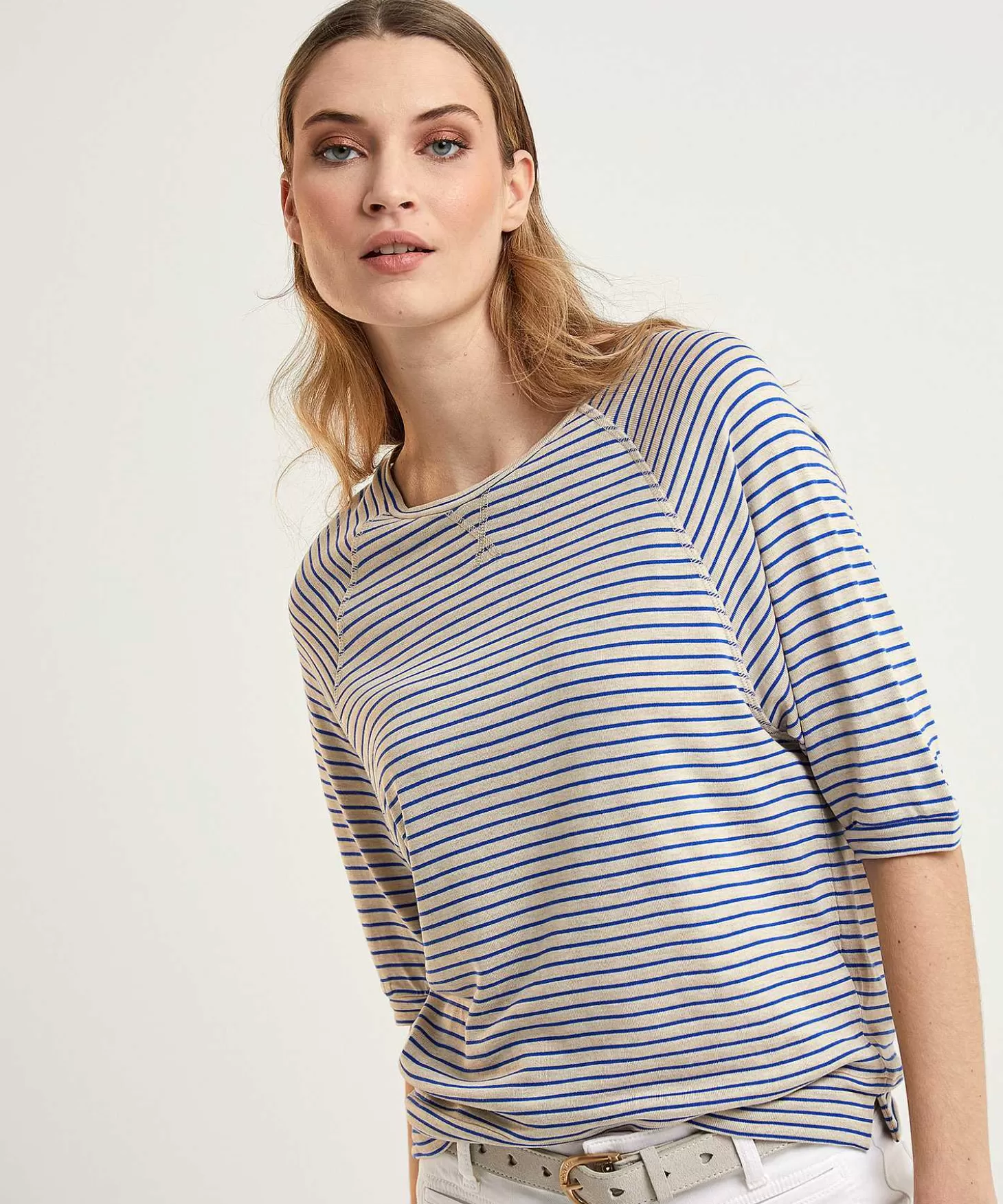 bybar_shirt_met_streepje_neva_1.webp By-Bar Shirt Met Streepje Neva Online