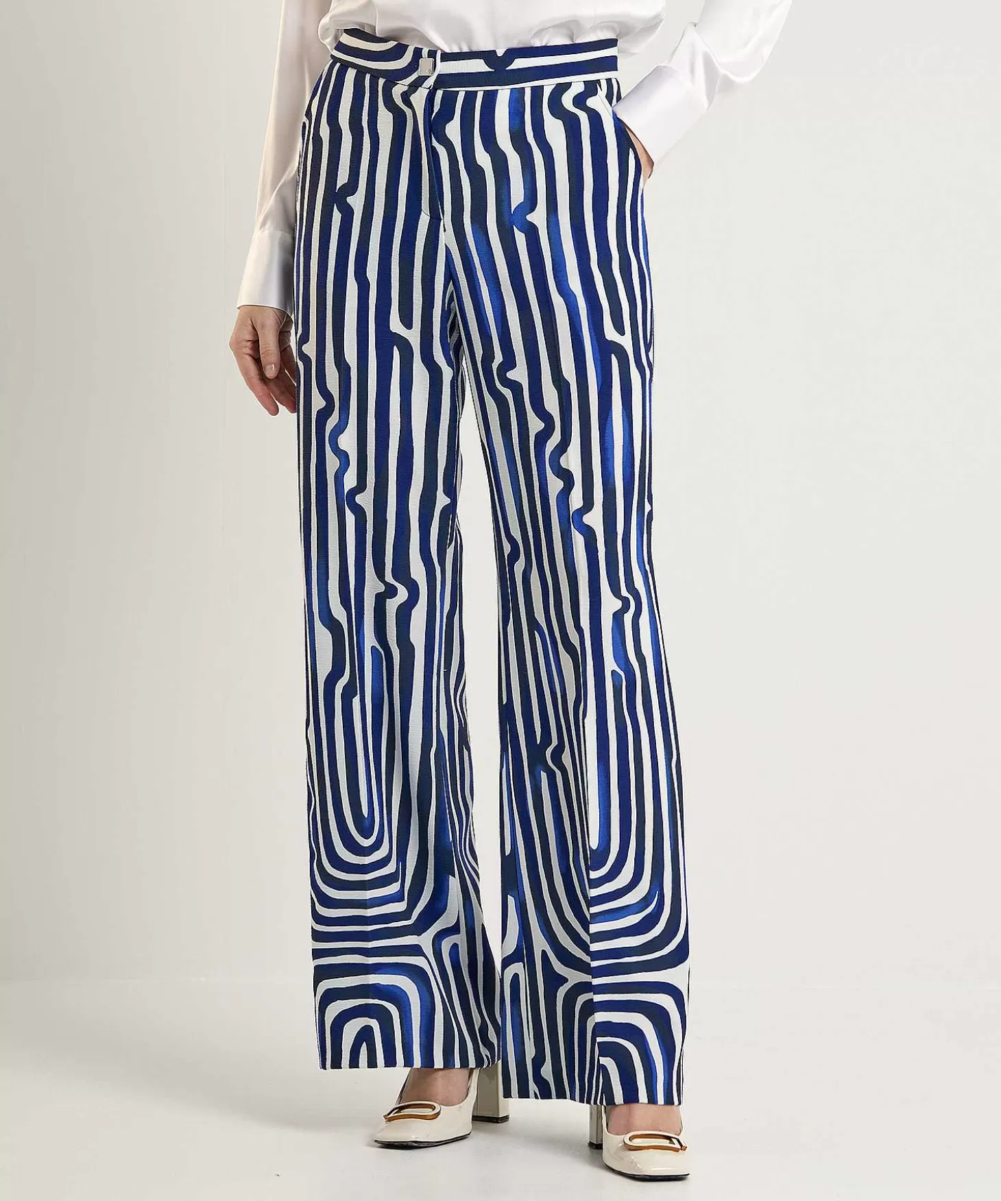 caroline_biss_palazzo_broek_fancy_stripe_1.webp Caroline Biss Palazzo Broek Fancy Stripe Sale