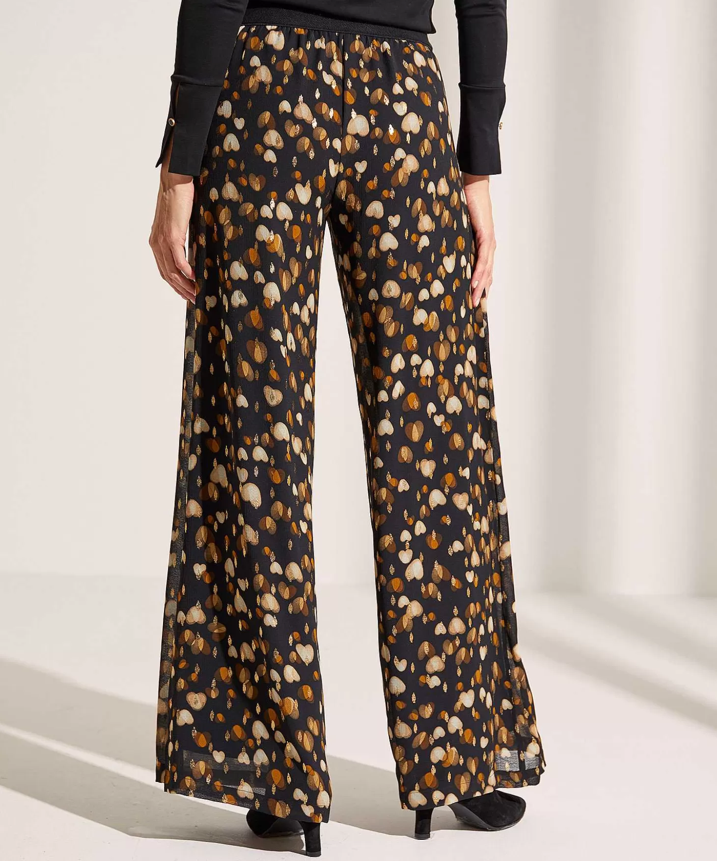 caroline_biss_wide_leg_broek_hartjes_lurex_3.webp Caroline Biss Wide Leg Broek Hartjes Lurex Clearance