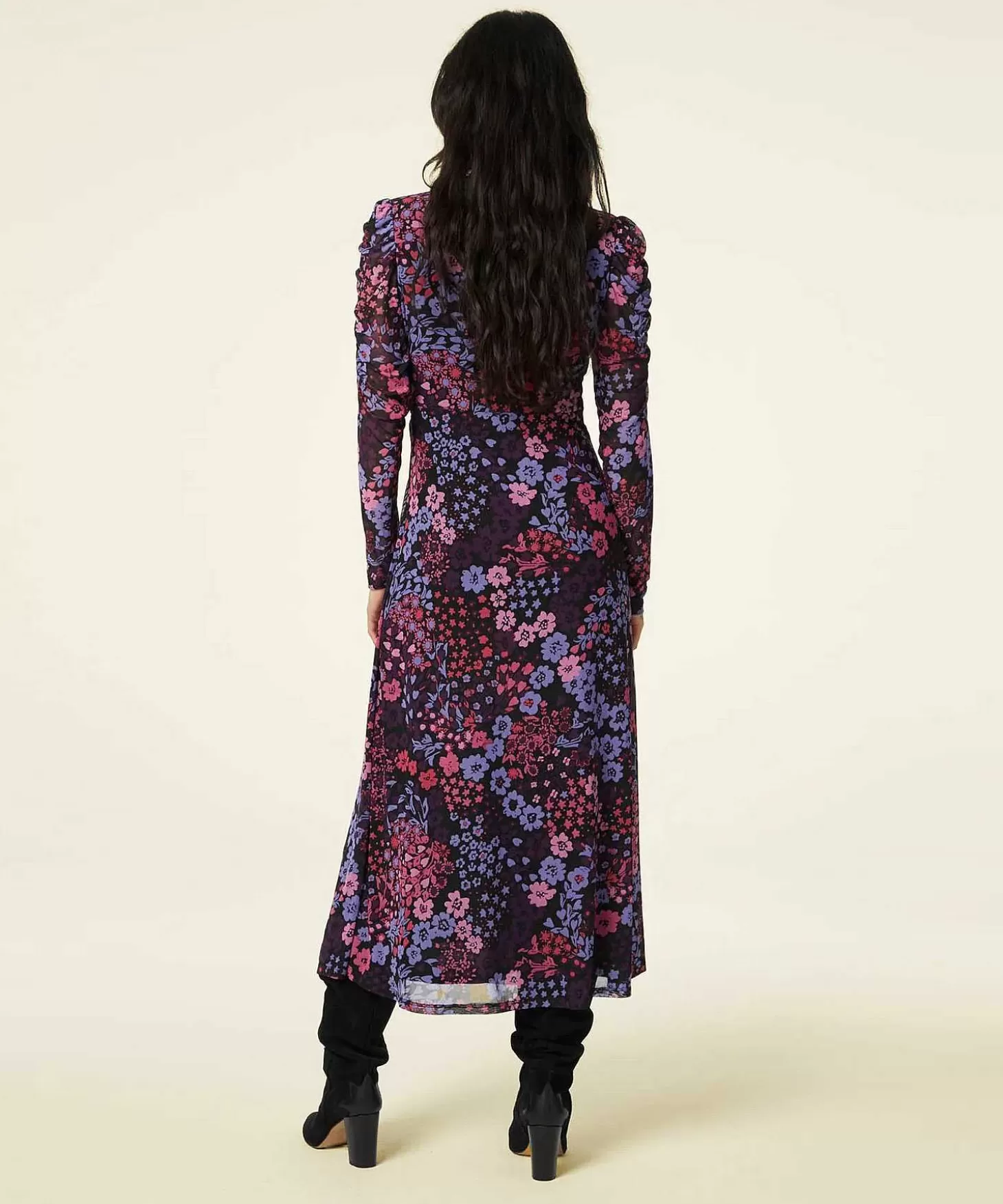 Fabienne Chapot Mesh Jurk Bloemenprint Bella Flash Sale