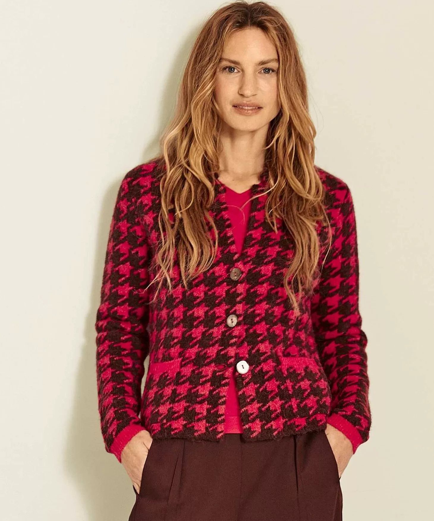 kyra_pieddepoule_blazervest_kitty_5.webp KYRA Pied-De-Poule Blazervest Kitty Sale