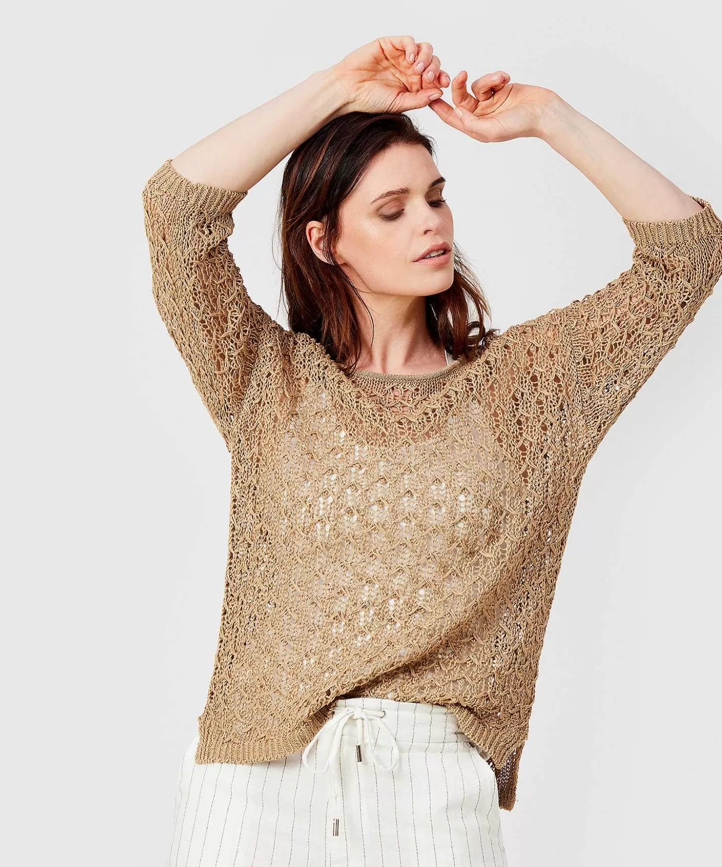 kyra_trui_tamar_linnen_ajour_1.webp KYRA Trui Tamar Linnen Ajour Best Sale