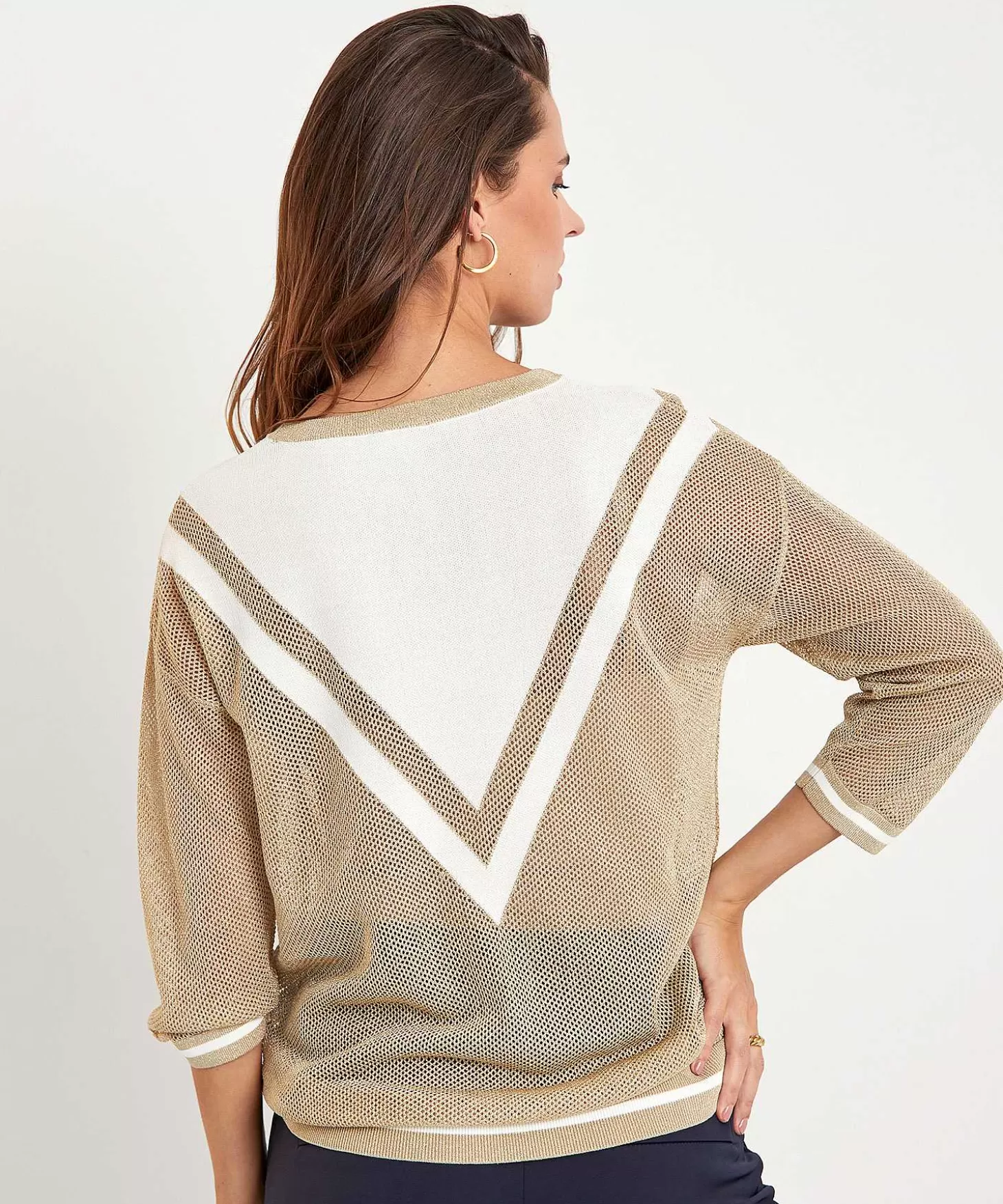 liu_jo_truitje_lurex_mesh_v_3.webp LIU JO Truitje Lurex Mesh V Flash Sale