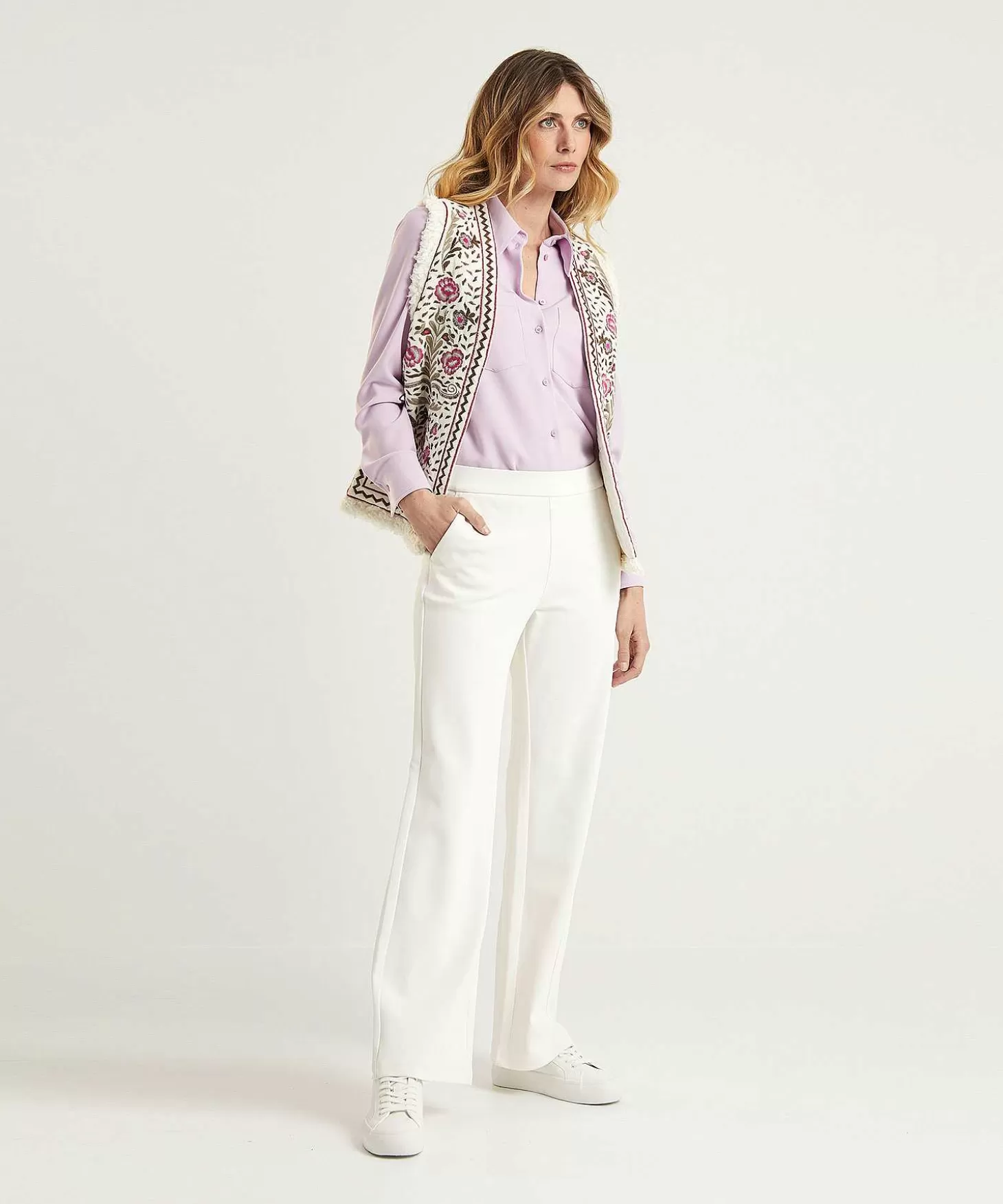 luisa_cerano_light_crepe_blouse_4.webp Luisa Cerano Light Crepe Blouse Best Sale