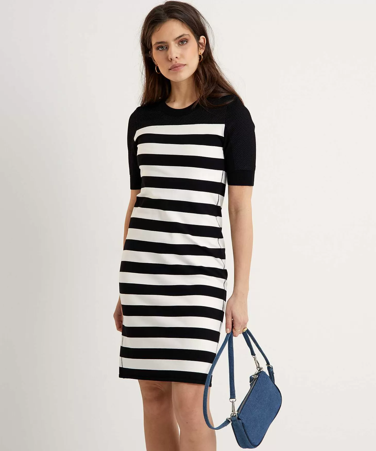 marc_cain_sports_gestreept_jurkje_met_mesh_1.webp Marc Cain Sports Gestreept Jurkje Met Mesh New