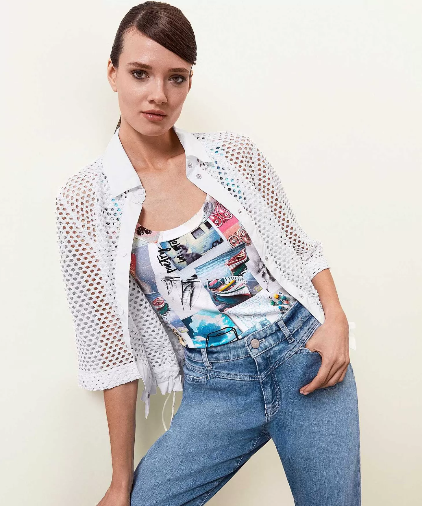 marc_cain_sports_opengewerkt_blousejasje_1.webp Marc Cain Sports Opengewerkt Blousejasje Discount