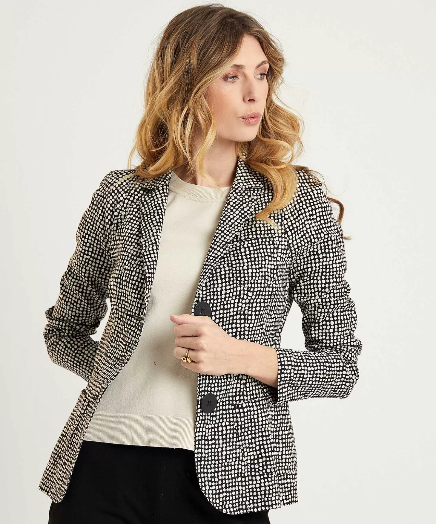 ml_collections_blazer_small_dot_1.webp ML Collections Blazer Small Dot Outlet