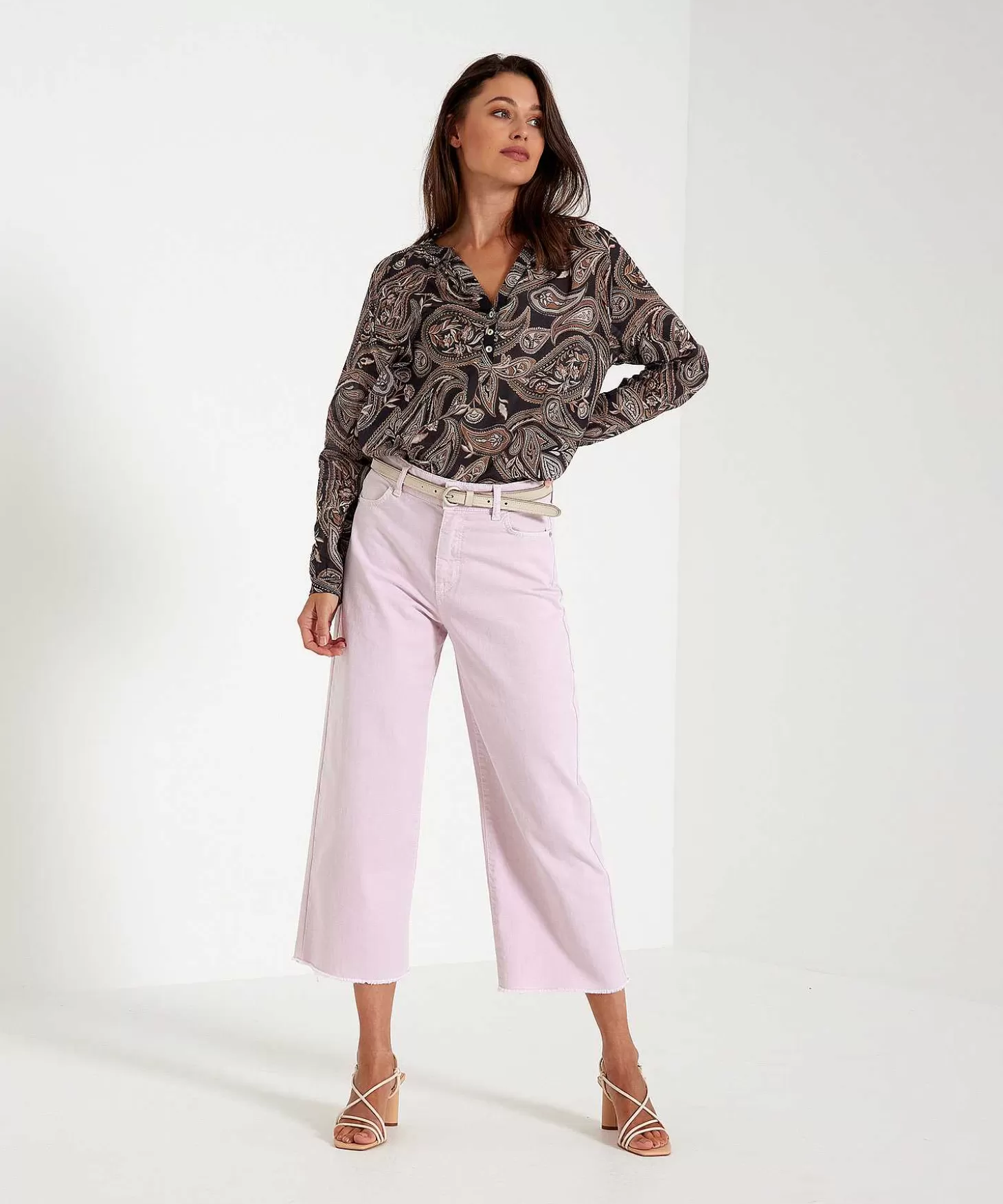 No Man's Land Blouse Paisleyprint New