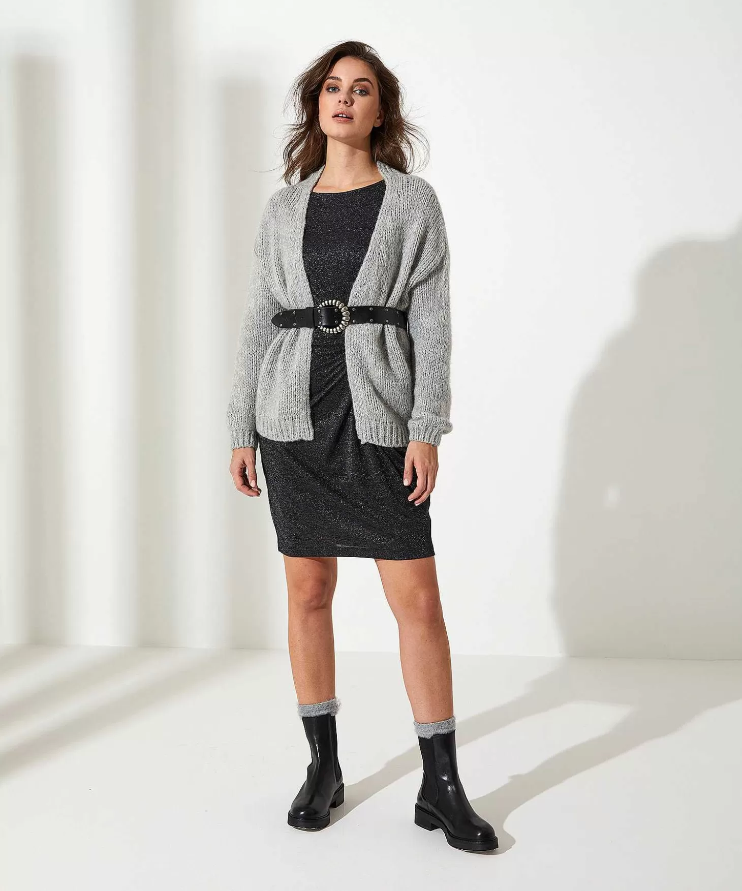 oui_jurk_met_knoopdetail_lurex_4.webp OUI Jurk Met Knoopdetail Lurex Flash Sale