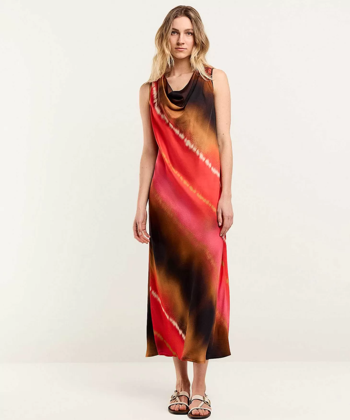 summum_silky_jurk_tiedye_4.webp Summum Silky Jurk Tie-Dye Best Sale