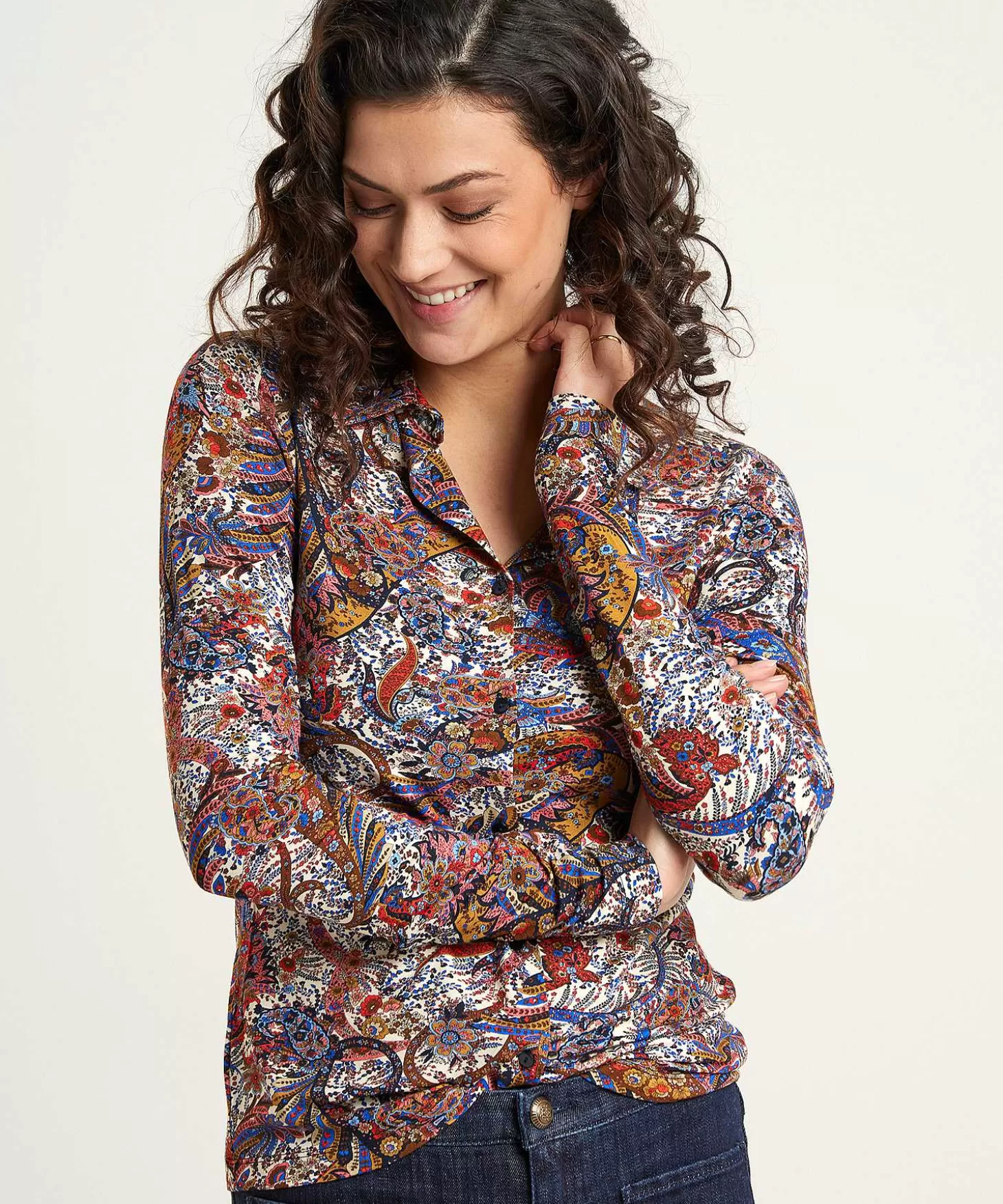 tricot_blouse_paisleyprint_1.webp * Tricot Blouse Paisleyprint Cheap