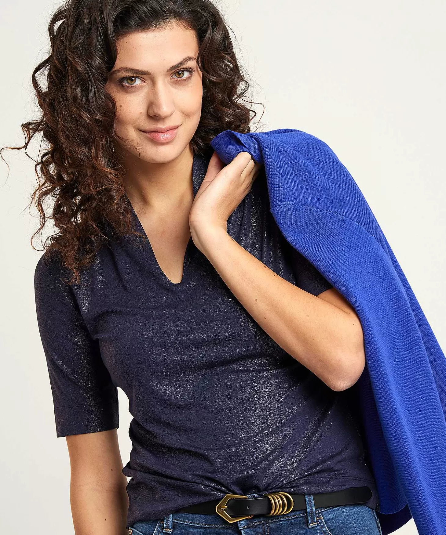 tulpshirt_korte_mouw_lurex_1.webp * Tulpshirt Korte Mouw Lurex Store